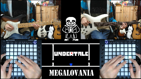 【狂妄之人】传说之下Undertale-Megalovania【一人乐队】